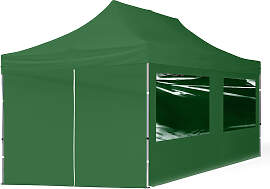 TOOLPORT 3x6m Aluminium Faltpavillon, inkl. 4
