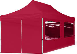 TOOLPORT 3x6m Aluminium Faltpavillon, inkl. 4