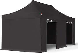TOOLPORT 3x6m Aluminium Faltpavillon, inkl. 4