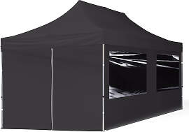 TOOLPORT 3x6m Aluminium Faltpavillon, inkl. 4