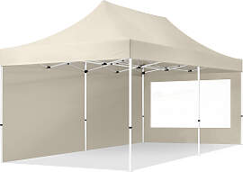 TOOLPORT 3x6m Stahl Faltpavillon, inkl. 2