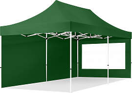 TOOLPORT 3x6m Stahl Faltpavillon, inkl. 2