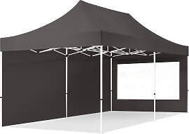 TOOLPORT 3x6m Stahl Faltpavillon, inkl. 2