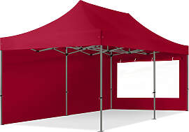 TOOLPORT 3x6m Stahl Faltpavillon, inkl. 2