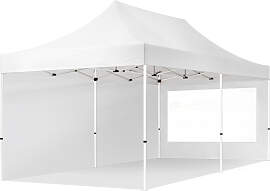 TOOLPORT 3x6m Stahl Faltpavillon, inkl. 2