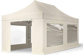 TOOLPORT 3x6m Stahl Faltpavillon, inkl. 4