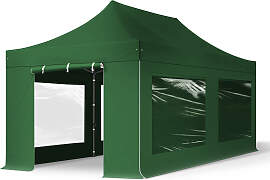 TOOLPORT 3x6m Stahl Faltpavillon, inkl. 4