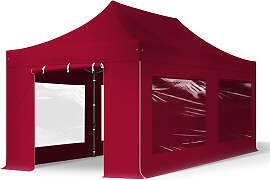 TOOLPORT 3x6m Stahl Faltpavillon, inkl. 4