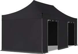 TOOLPORT 3x6m Stahl Faltpavillon, inkl. 4