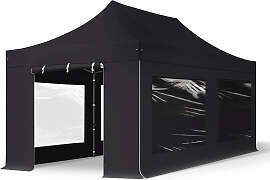 TOOLPORT 3x6m Stahl Faltpavillon, inkl. 4