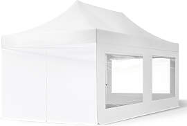 TOOLPORT 3x6m Stahl Faltpavillon, inkl. 4
