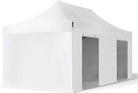 TOOLPORT 3x6m Stahl Faltpavillon, inkl. 4