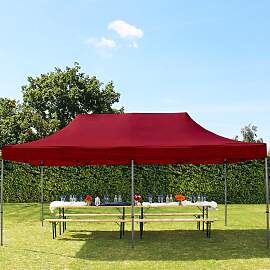 TOOLPORT 3x6m Stahl Faltpavillon, ohne