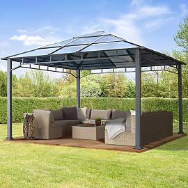 TOOLPORT 4x4 m Hardtop Gartenpavillon, ohne