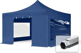 TOOLPORT 4x4m Aluminium Faltpavillon, inkl. 4