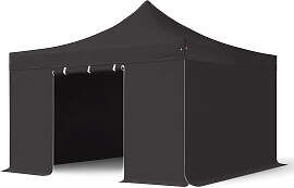 TOOLPORT 4x4m Aluminium Faltpavillon, inkl. 4