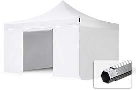 TOOLPORT 4x4m Aluminium Faltpavillon, inkl. 4