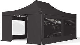 TOOLPORT 4x6m Aluminium Faltpavillon, inkl. 4