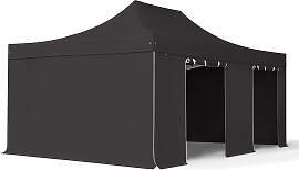 TOOLPORT 4x6m Aluminium Faltpavillon, inkl. 4