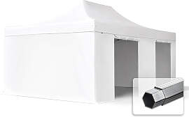 TOOLPORT 4x6m Aluminium Faltpavillon, inkl. 4