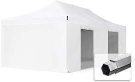 TOOLPORT 4x8m Aluminium Faltpavillon, inkl. 4