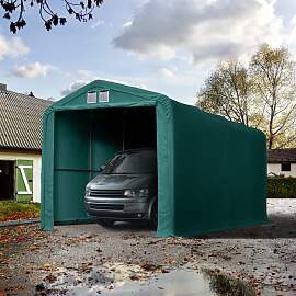 TOOLPORT 4x8m Zeltgarage, PRIMEtex-Plane,