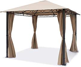 TOOLPORT Gartenpavillon 3x3m wasserdicht Premium