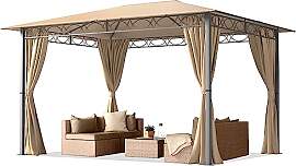 TOOLPORT Gartenpavillon 3x4 m wasserdicht Premium