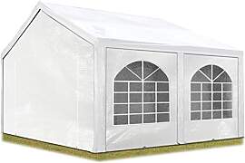 TOOLPORT Hochwertiges Partyzelt 3x4 m Pavillon
