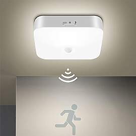 Toowell Akku Lampe mit Bewegungsmelder Innen,
