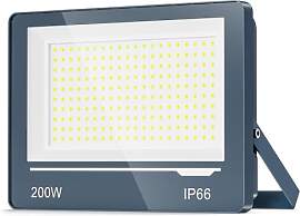 TOPAUBUB LED Strahler Außen 200W 20000LM 1