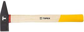 TOPEX Schlosserhammer Schlosser Hammer mit Stiel