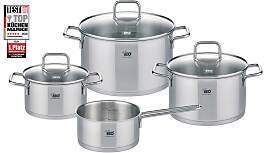 Topf-Set ELO "Citrin", silber