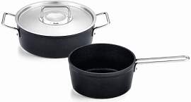 Topf-Set FISSLER "Adamant", schwarz,