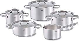 Topf-Set FISSLER "Family Line", silber