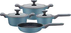 Topf-Set GSW "Blue Granit", blau