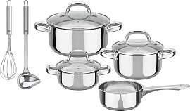 Topf-Set GSW "Montreal", silber