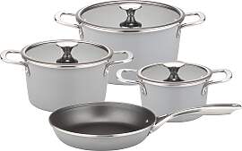 Topf-Set GSW "Stratos", grau, 1,6 l,