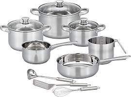 Topf-Set GSW "Toronto", silber