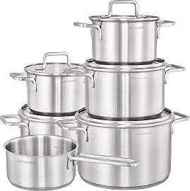 Topf-Set HANSEATIC "DAILY", silber