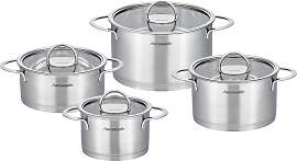 Topf-Set HANSEATIC "hanseatic", silber,