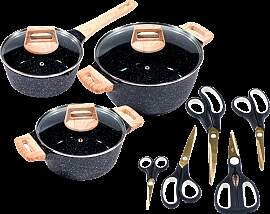 Topf-Set KING "»ESSENTIAL« Aluminiumguss,