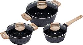 Topf-Set KING "Essential", braun