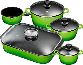 Topf-Set KING, grün, Töpfe, Induktion, außer