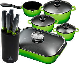 Topf-Set KING, grün, Töpfe, Induktion
