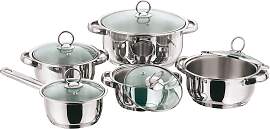 Topf-Set KING "New Silver Line", silber