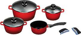 Topf-Set KING, rot, Töpfe, Induktion