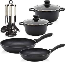 Topf-Set KRÜGER "Aluguss Topf-/Pfannenset