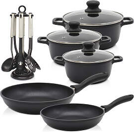 Topf-Set KRÜGER "Aluguss Topf-/ Pfannenset