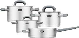 Topf-Set MULEX "LUGANO", grau
